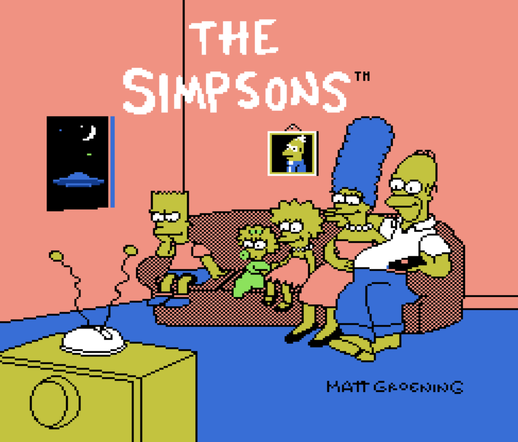 The Simpsons Bart Vs The Space Mutants Nes Game