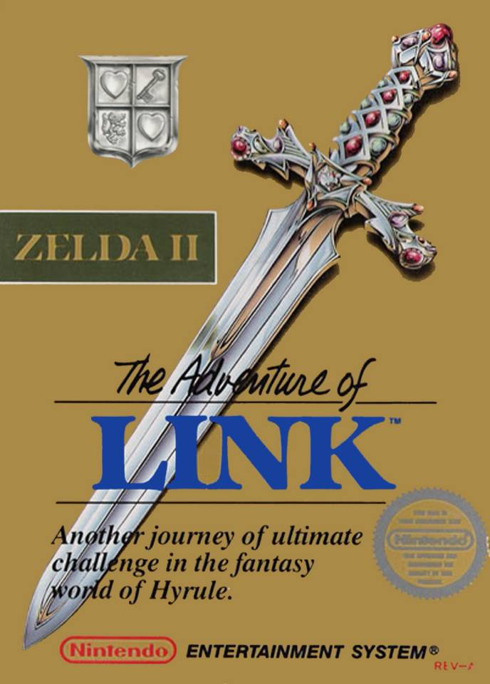 Zelda II: The Adventure of Link NES Game